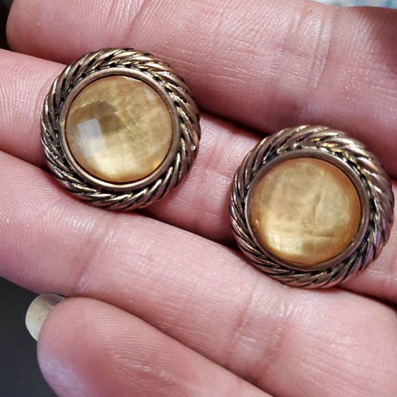 A vintage beautiful errings - Picture 1 of 2